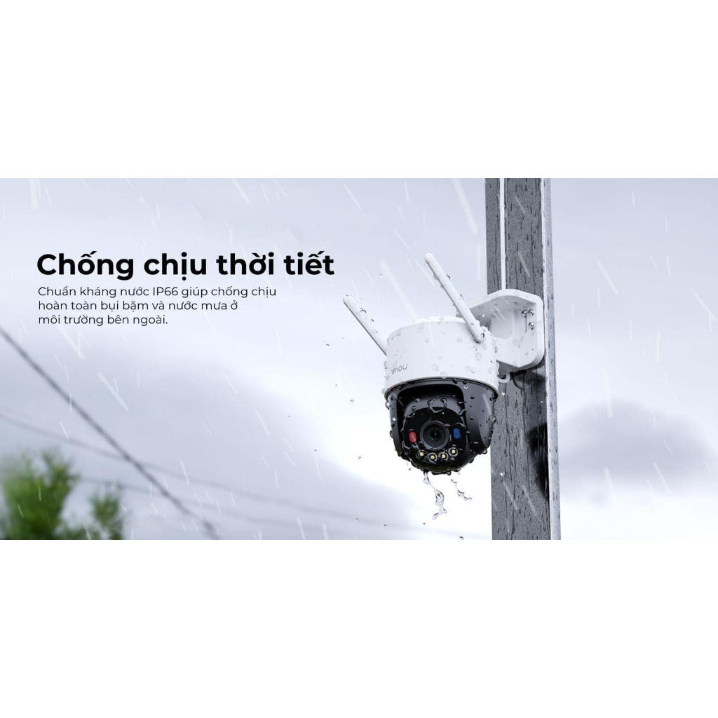 Camera Wifi IMOU CRUISER SC K7FP 3MP/5MP/8MP, Đèn Cảnh Báo Xanh Đỏ, Đàm Thoại 2 Chiều, Theo Dõi 11