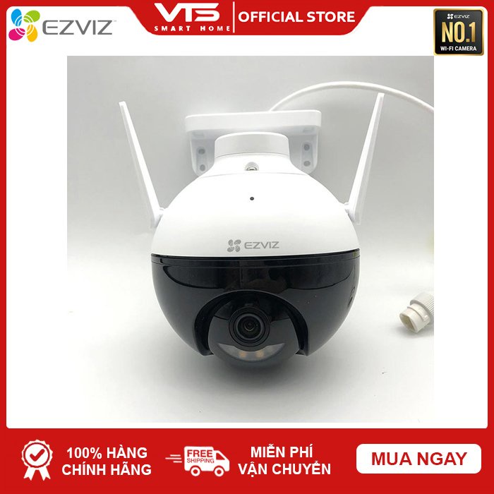 Camera WIFI EZVIZ C8W 4MP Xoay 360 Ngoài Trời EZVIZ, Đàm Thoại 2 Chiều - Màu Ban Đêm Thông Minh, Chính Hãng 24TH 6
