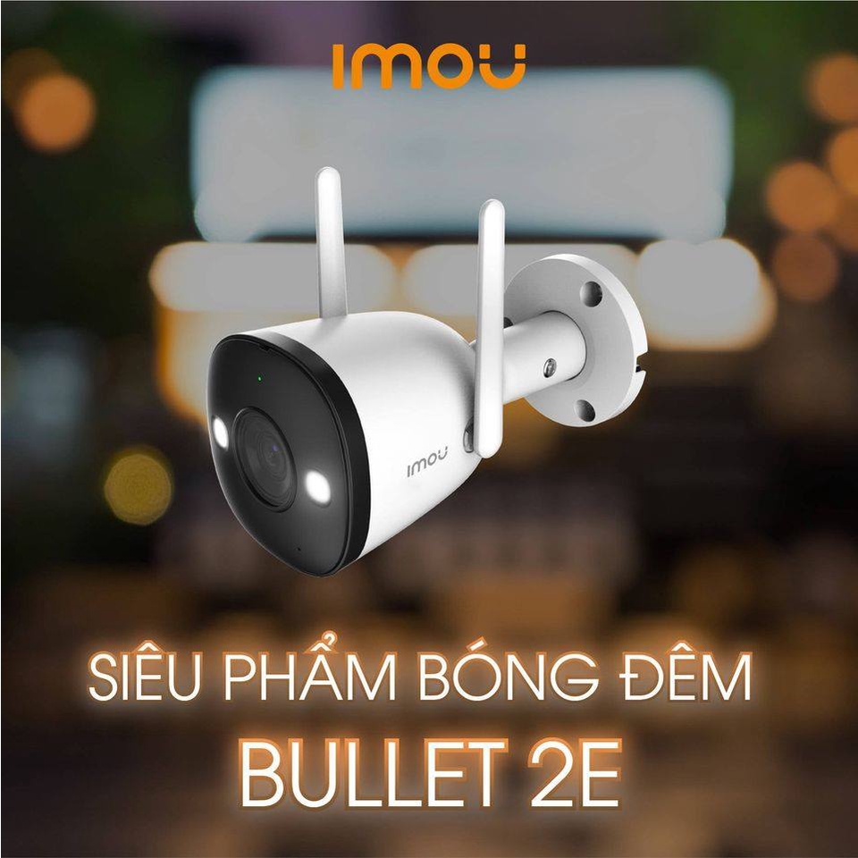 [NPP CHÍNH HÃNG] Camera IP 2M WiFi  IMOU F22FP-D Ngoài Trời Bullet 2C 1080P FullHD MÀU BAN ĐÊM - VTS Smarthome