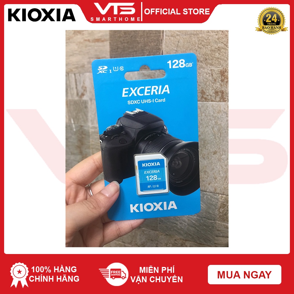 Thẻ nhớ Micro SD KIOXIA 128GB,64GB, 32GB Exceria, Hàng Chính Hãng- VTS SmartHome 6