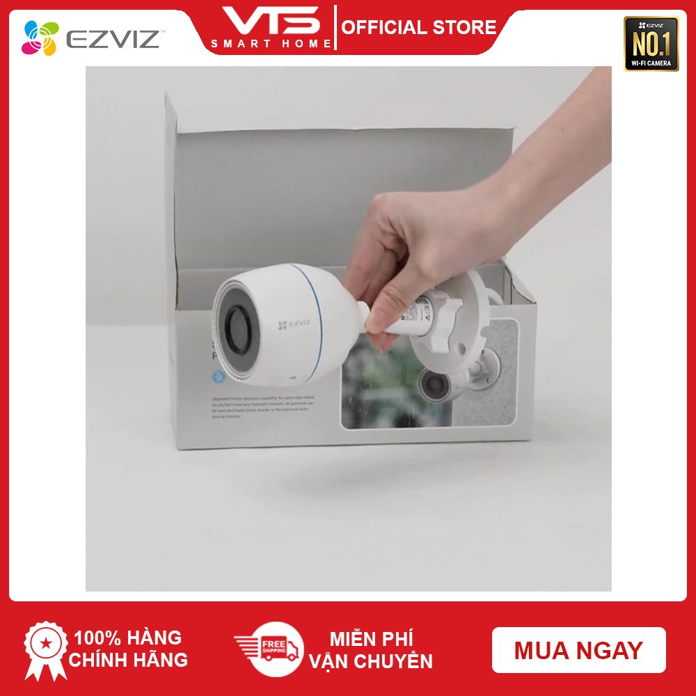[NPP CHÍNH HÃNH] Camera IP Wifi EZVIZ C3TN 2MP, H.265 Ngoài Trời, (Bản Nâng Cấp C3WN), Chuẩn IP67- VTS Smarthome 5