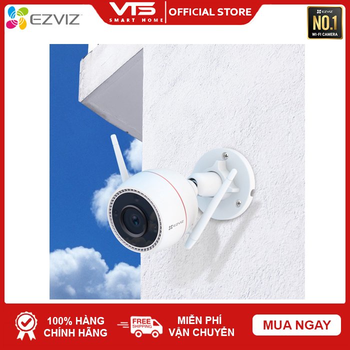 Camera Wifi EZVIZ C3TN 2K 3MP Full Color, Âm Thanh 2 Chiều, (Bảng Nâng Cấp C3N) - VTS Smart 3
