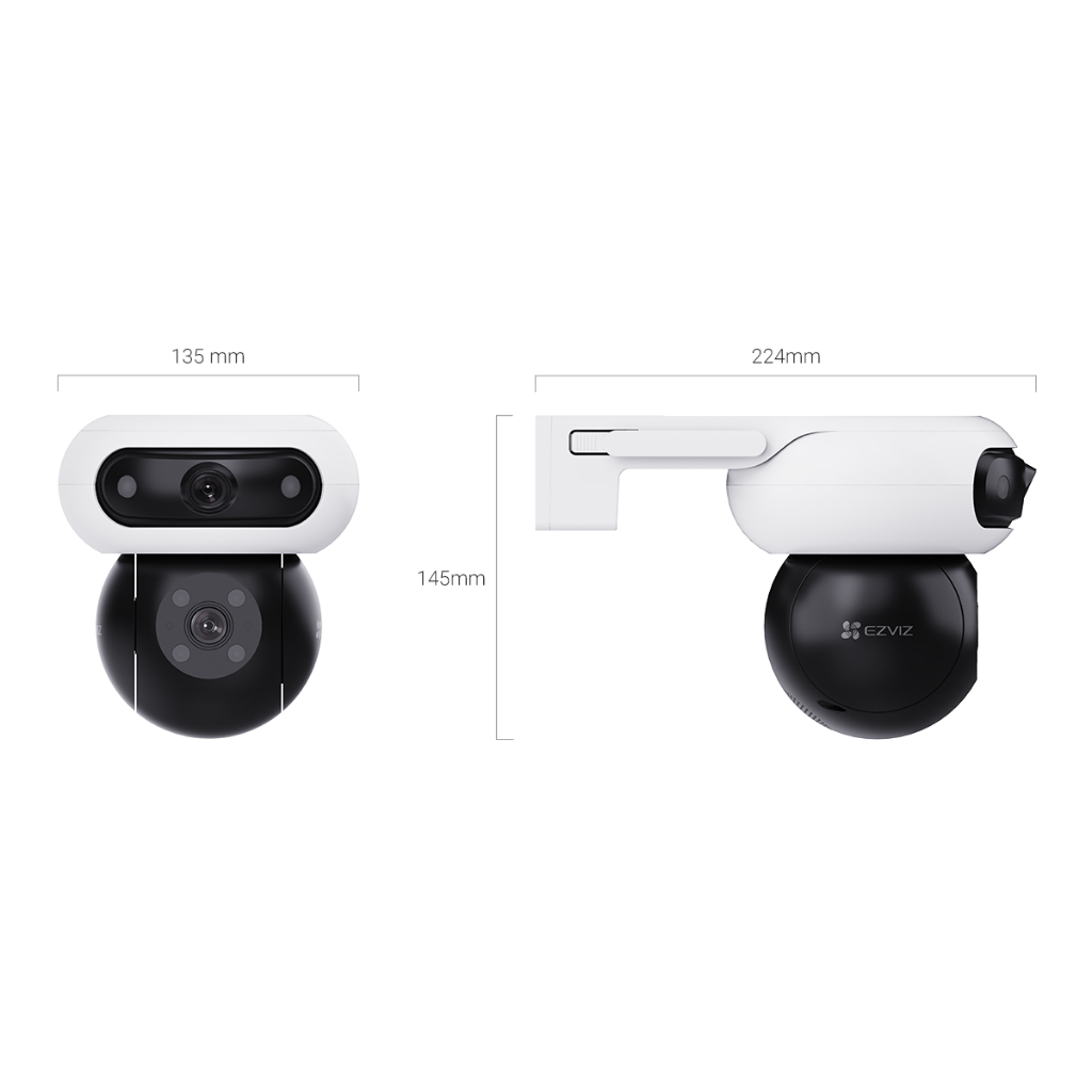 Camera Wifi 2 Mắt Ngoài Trời EZVIZ C90 Dual 2K+ (4MP+4MP) Xoay 360 Độ, Đàm Thoại 2 Chiều, Có Màu Ban Đêm 9