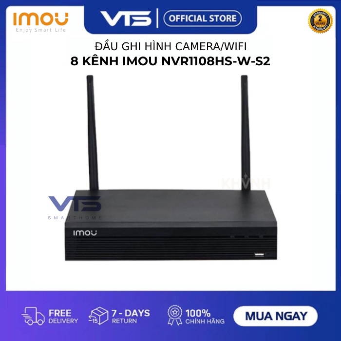 Đầu Ghi Hình NVR IMOU 10/18 Kênh N110W-8A0E/N118W-8A0E - Đàm Thoại 2 Chiều, Hổ Trợ Camera Lên Đến 8MP, Bảo Hành 2 Năm 7