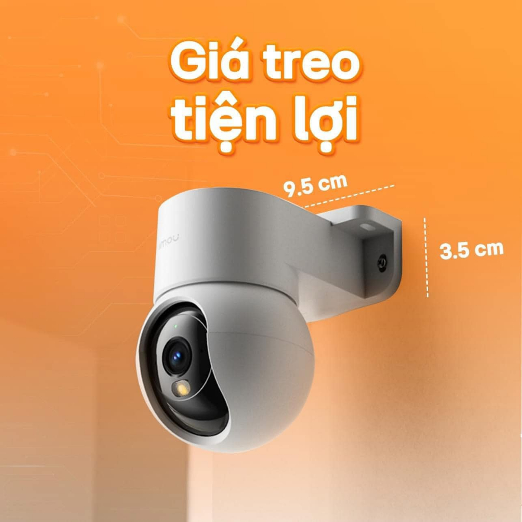 Camera Wifi IMOU Ranger Mini K2MP 3MP/5MP, Tích Hợp Chân Đế, Xoay 360 Độ, Phát Hiện Người, Có Màu 8