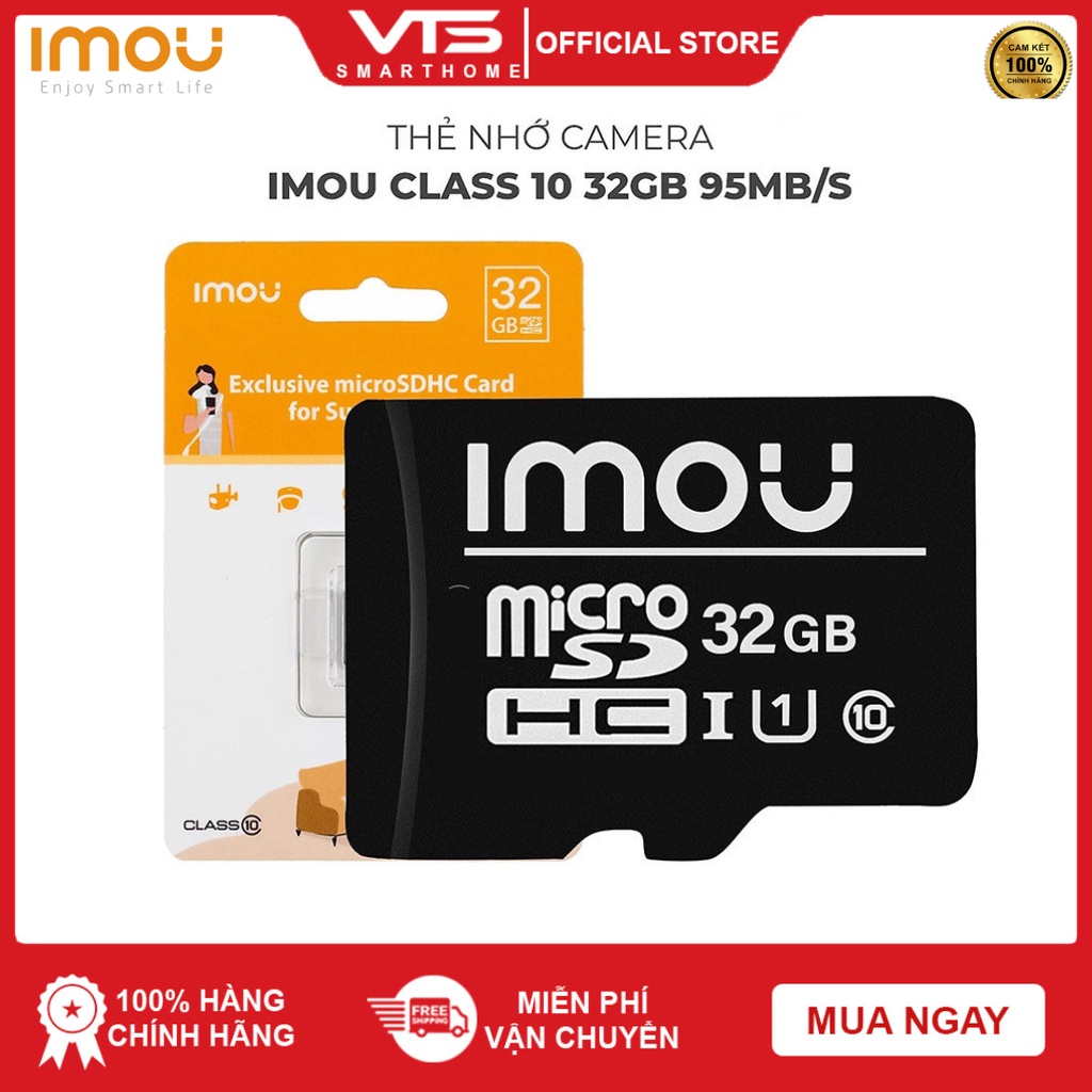 Thẻ Nhớ Micro SD 32GB/64GB/128GB IMOU, Lưu Trữ Cho Camera - Speed 80MB/s - Hàng Chính Hãng 3