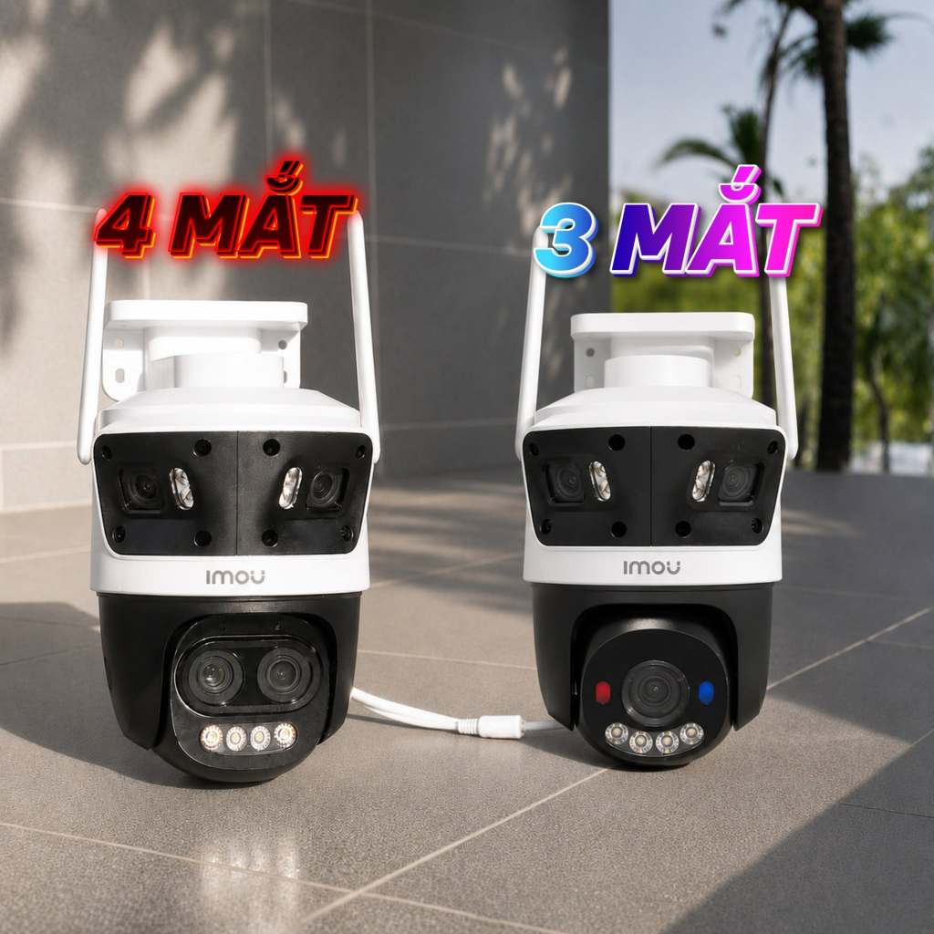Camera Wifi IMOU Cruiser Triple S7UP-11M0WED 11MP, Cruiser Dual S7XEP 10MP,S7XFP Pro 8MP, Full Color,Còi Đèn Báo Xanh Đỏ 6