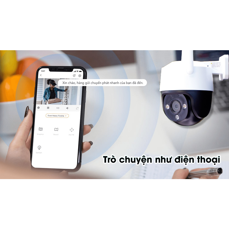 Camera Wifi IMOU CRUISER SE+ S31FEP 3MP/S51FEP 5MP Xoay 360 Độ, Đàm Thoại 2 Chiều, Full Color 9