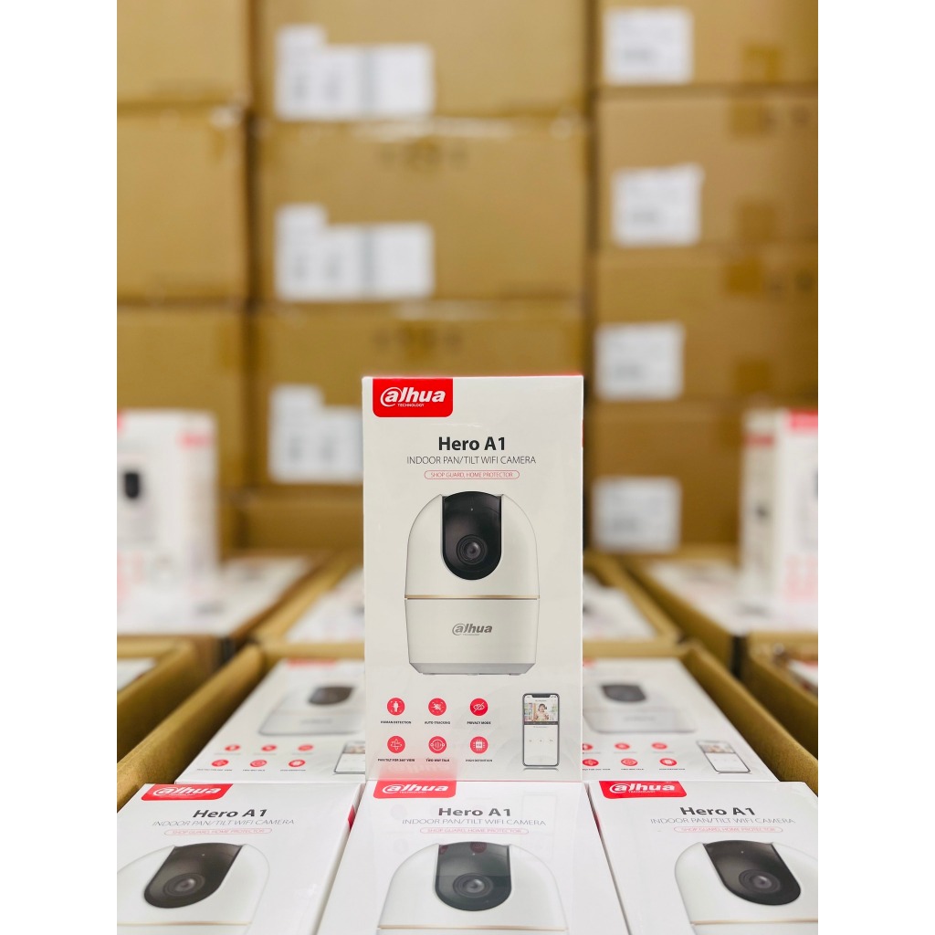 Camera Wifi DAHUA HERO A1 H3AE 3MP/H4AE 4MP/H5AE 5MP Trong Nhà, Xoay 360 Độ, Đàm Thoại, Theo Dõi 9