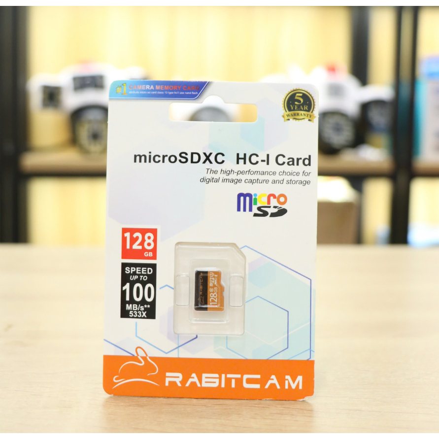 Thẻ Nhớ Micro SD RABITCAM 32GB/64GB/128GB Chính Hãng, Chuyên Dùng Cho Camera, Bảo Hành 5 Năm