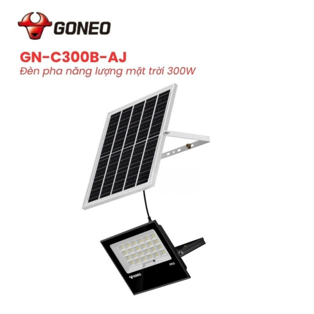 Đèn Pha Năng Lượng Mặt Trời GONEO GN-C300B-AJ, Công Suất 12W, Độ Sáng 1550lm, Bảo Hành 2 Năm 5