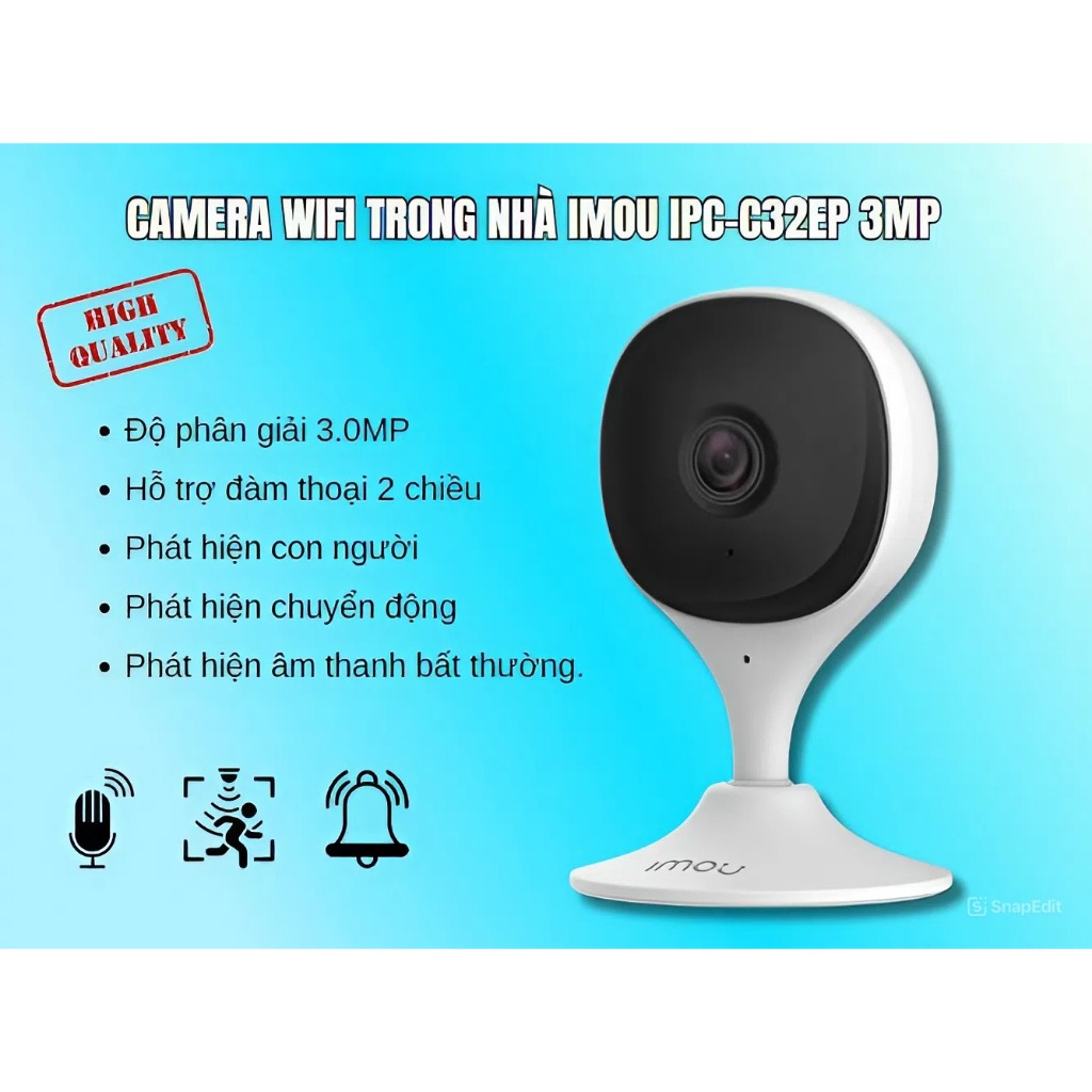 [NPP CHÍNH HÃNG] Camera Wifi không dây IMOU A2 A42P V3 4MP 2K Siêu Nét, Mẫu Mới 2022, Xoay 360 độ, Đàm Thoại 2 Chiều-VTS 7