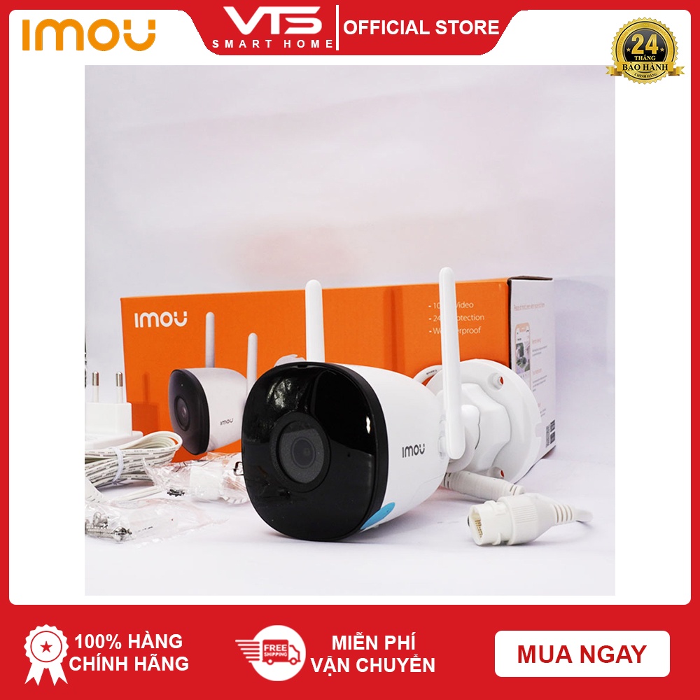 [FREESHIP] Camera IP WIFI IMOU IPC-F22P-D độ phân giải 2MP - phát hiện chuyển động - chống nước chuẩn IP67.