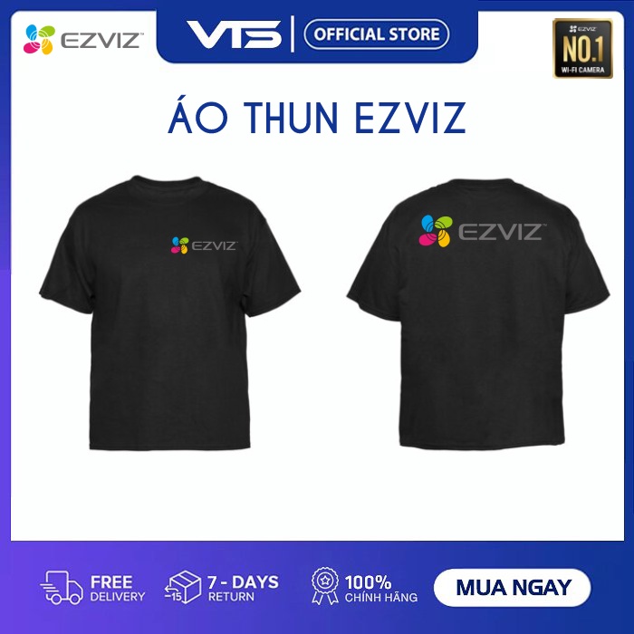 Áo Thun EZVIZ, IMOU, DAHUA - Vải Co Giãn 4 Chiều, Phù Hợp Làm Đồng Phục Doanh Nghiệp, Thích Hợp Cho Anh Em Kĩ Thuật 6