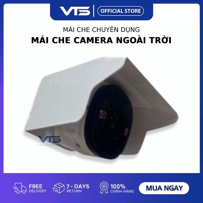 Mái Che Camera Ngoài Trời Chống Nước, Chuyên Dụng Cho Camera IMOU, EZVIZ,.. Vỏ Che Camera Nhựa ABS Siêu Bền - VTS Smart 2