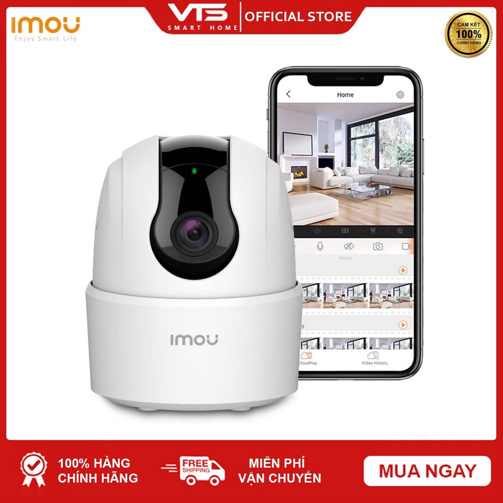 Camera WIFI IMOU A2 A22EP V3 2MP Full HD 1080P - Ranger 2 - Quay Quét 360 Độ - Đàm Thoại 2 Chiều - DIGI Smart VN 7