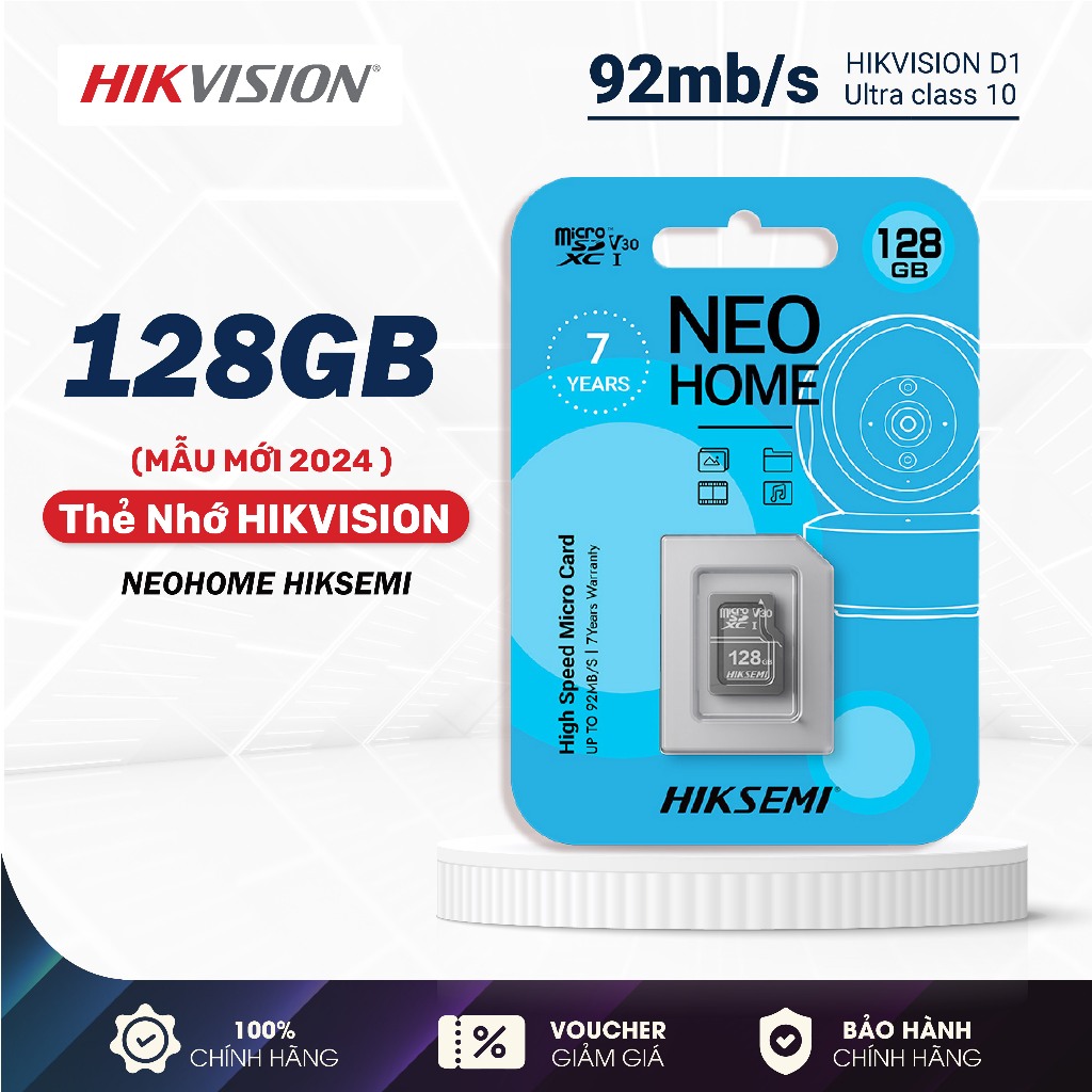Thẻ Nhớ Micro SD HIKSEMI D1 32GB/64GB/128GB Class 10 Tốc Độ 92MB/s Chuyên Dùng Cho Camera - VTS VN 4