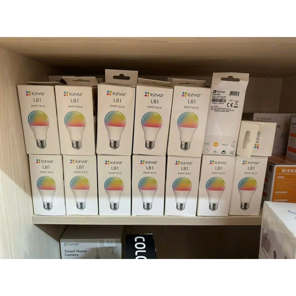 Bóng Đèn Thông Minh EZVIZ LB1 Color, 16 Triệu Màu, Kết Nối Wifi/ Đui Đèn Wifi HUNONIC Thông Minh 5